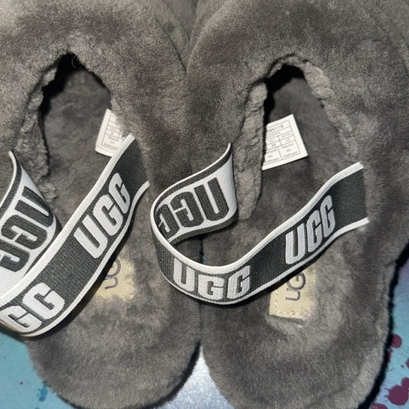 🍍 UGG Australia Fluff Yeah Women's Slide Slipper, Size 8- Charcoal🍍 - Picture 3 of 3